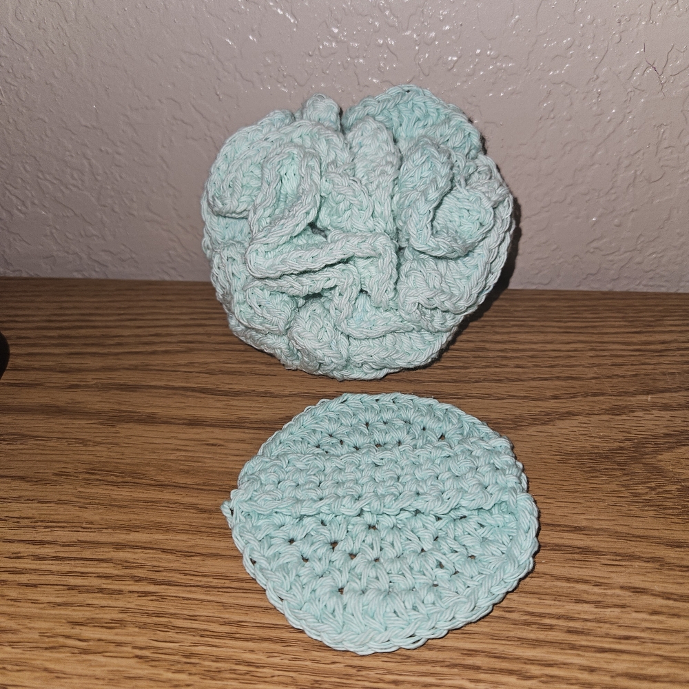 Handmade Mint Green Crochet Set